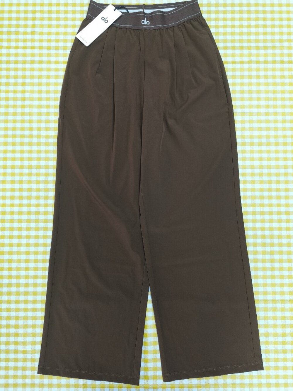 Women's 👩🏻💼ALO Yoga Suit Up Trouser Coffee Brown🦋(Regular Size XXS) - Picture 4 of 8